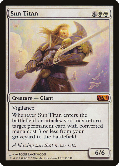 Sun Titan (M11-035) - Magic 2011 Foil