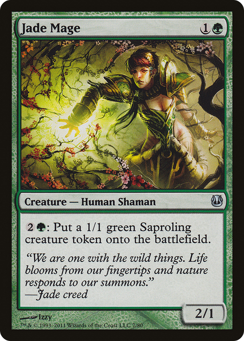 Jade Mage (DDH-007) - Duel Decks: Ajani vs. Nicol Bolas