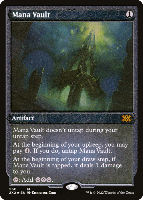 Mana Vault (Foil Etched) (2X2-560) - Double Masters 2022 Foil