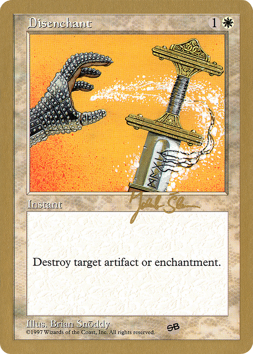 Disenchant - 1997 Jakub Slemr (5ED) (SB) (WCD-) - World Championship Decks 1997
