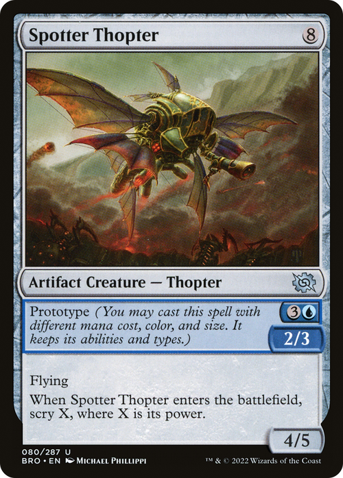 Spotter Thopter (BRO-080) - The Brothers' War Foil