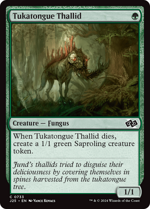 Tukatongue Thallid (J25-733) - Foundations Jumpstart