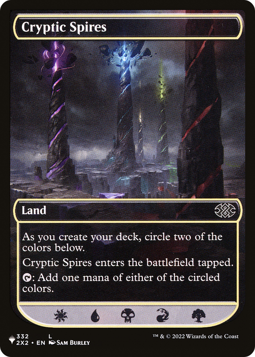Cryptic Spires (LIST-2X2-332) - The List