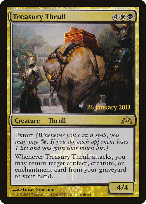 Treasury Thrull (PRE-201) - Gatecrash Promos Foil