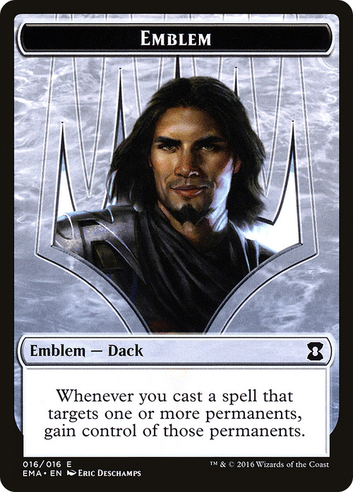 Emblem - Dack Fayden (EMA-016) - Eternal Masters Tokens