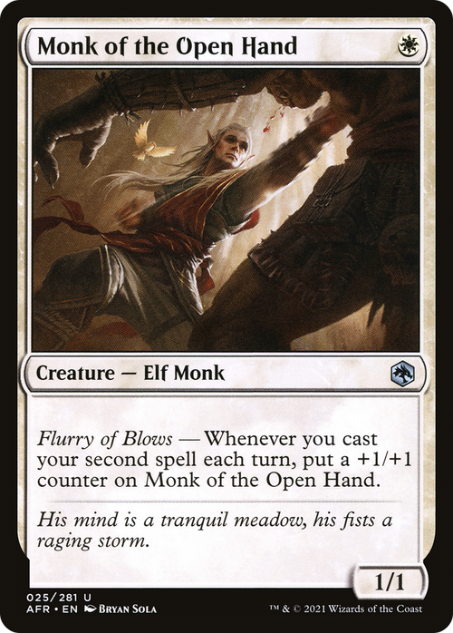 Monk of the Open Hand (AFR-025) - Adventures in the Forgotten Realms
