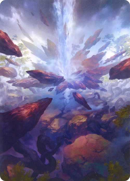 Prismatic Vista // Prismatic Vista (AZNR-035) - Zendikar Rising Art Series (Borderless)