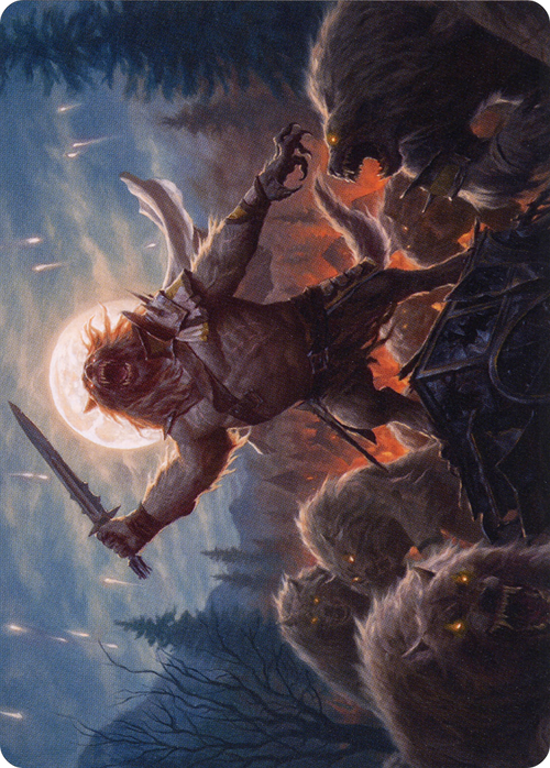 Tovolar, the Midnight Scourge // Tovolar, the Midnight Scourge (AMID-006) - Midnight Hunt Art Series (Borderless) Foil