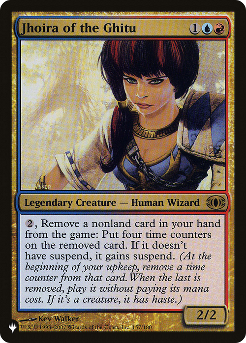 Jhoira of the Ghitu (LIST-157/180) - The List