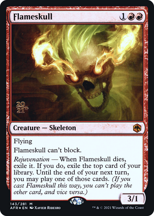Flameskull (PRE-143S) - Adventures in the Forgotten Realms Promos Foil