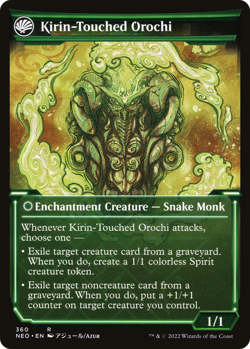Teachings of the Kirin (Showcase) (NEO-360) - Kamigawa: Neon Dynasty: (Showcase, fandfc)