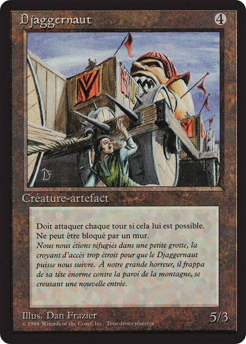 Juggernaut (FBB-) - Foreign Black Border