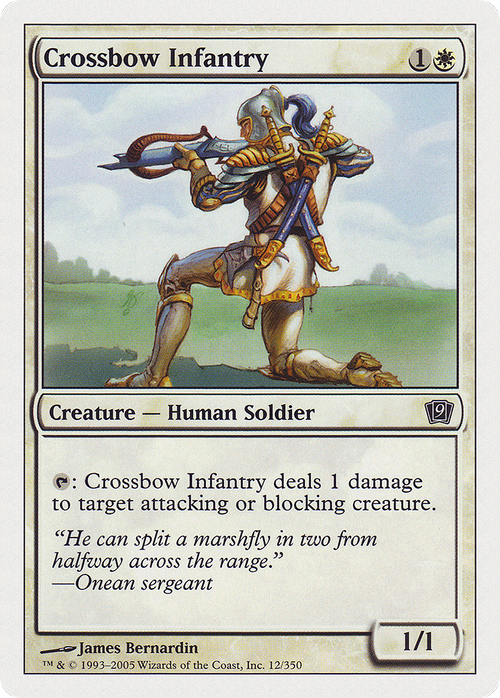 Crossbow Infantry (9ED-012) - 9th Edition