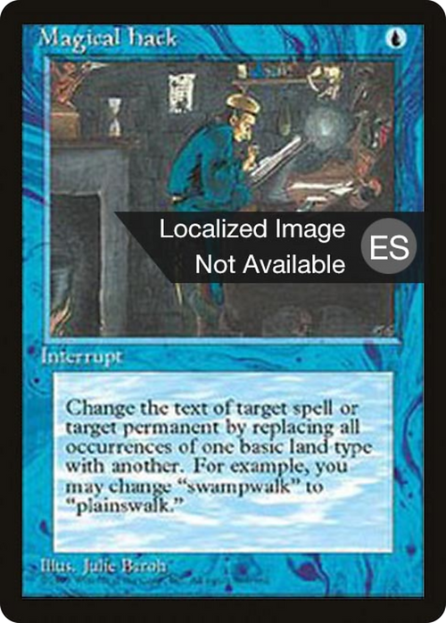 Magical Hack (4BB-) - Fourth Edition Foreign Black Border