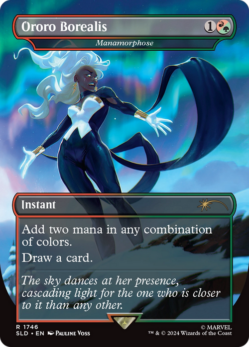 Ororo Borealis - Manamorphose (SLD-1746) - Secret Lair Drop / Ororo Borealis (Borderless)