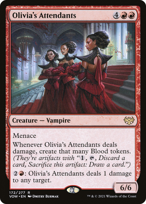 Olivia's Attendants (VOW-172) - Innistrad: Crimson Vow Foil