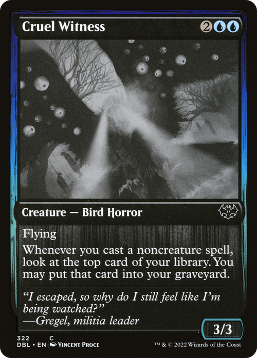Cruel Witness (DBL-322) - Innistrad: Double Feature