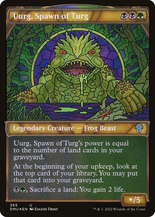 Uurg, Spawn of Turg (Textured Foil) (DMU-365) - Dominaria United: (Showcase) Foil