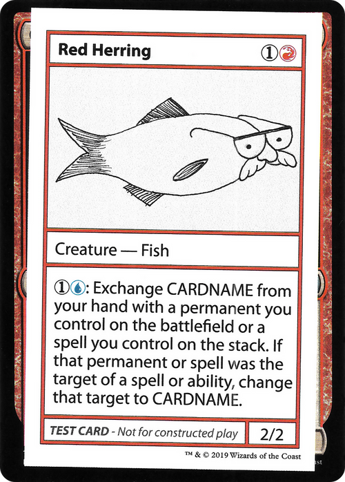 Red Herring (No PW Symbol) (CMB1-062) - Mystery Booster Playtest Cards 2021