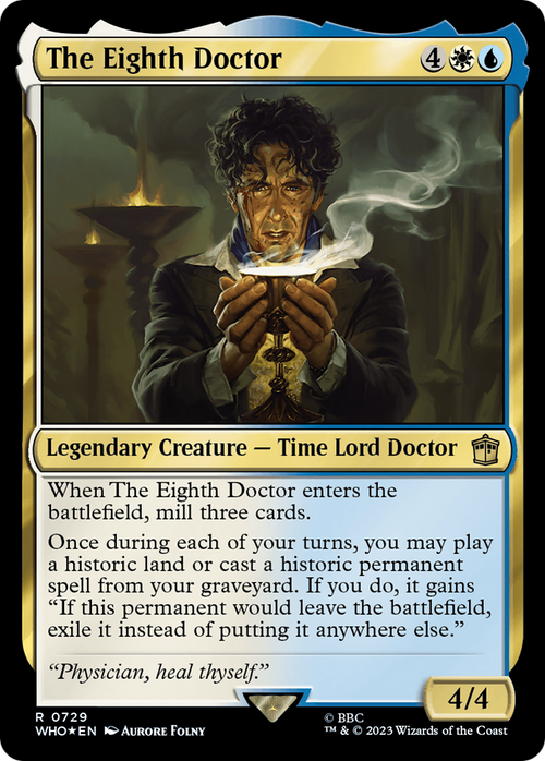 The Eighth Doctor (Surge Foil) (WHO-729) - Doctor Who Foil