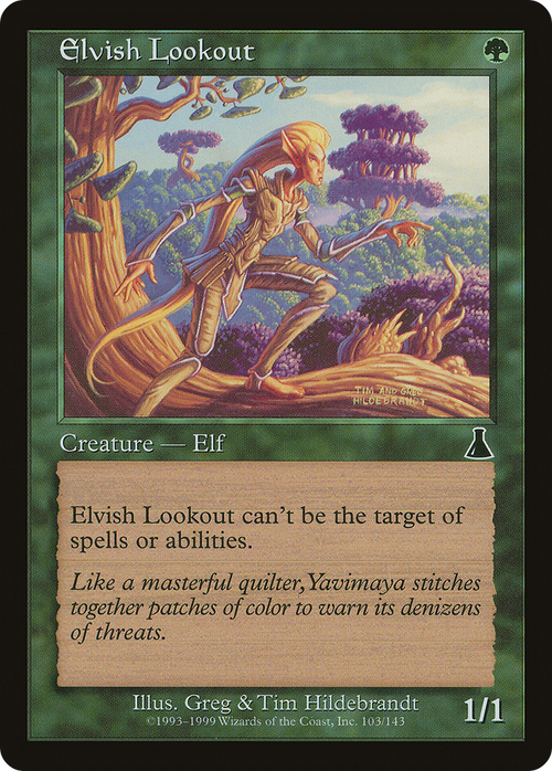 Elvish Lookout (UDS-103) - Urza's Destiny