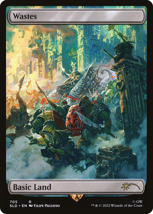 Wastes (705) - Full Art (SLD-705) - Secret Lair Drop