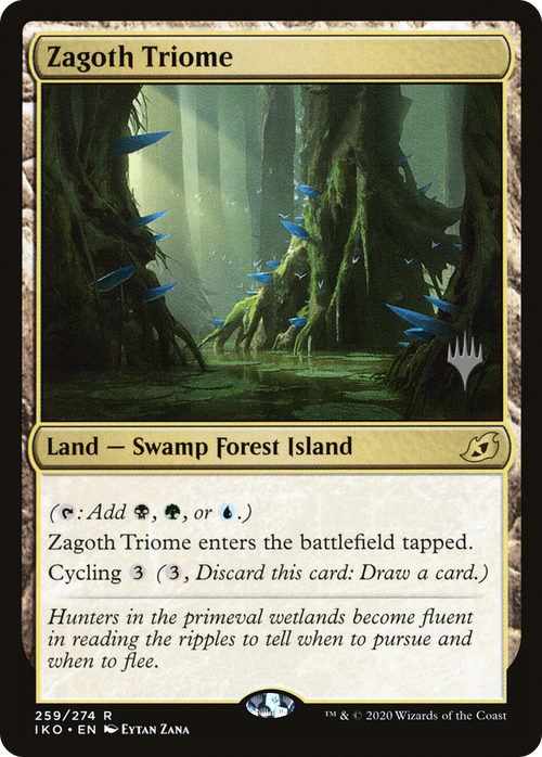Zagoth Triome (PPIKO-259) - Ikoria: Lair of Behemoths Promos Foil