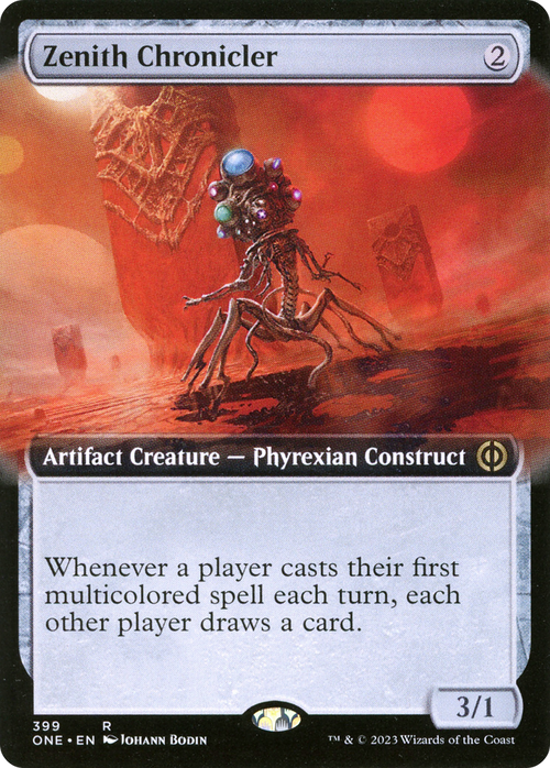 Zenith Chronicler (Extended Art) (ONE-399) - Phyrexia: All Will Be One: (Extended Art) Foil