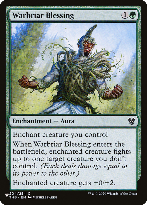 Warbriar Blessing (LIST-THB-204) - The List