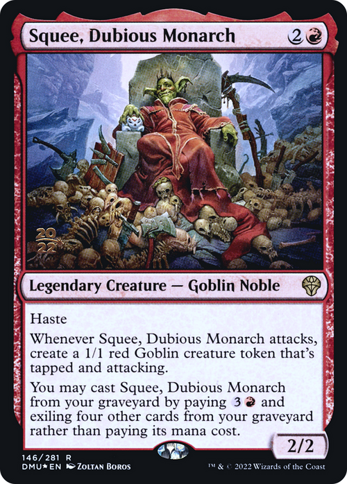 Squee, Dubious Monarch (PRE-146) - Dominaria United Promos Foil