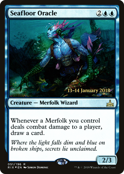 Seafloor Oracle (PRE-51S) - Rivals of Ixalan Promos Foil