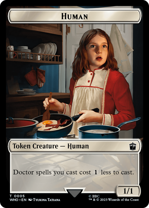 Human (TWHO-005) - Doctor Who Tokens Foil