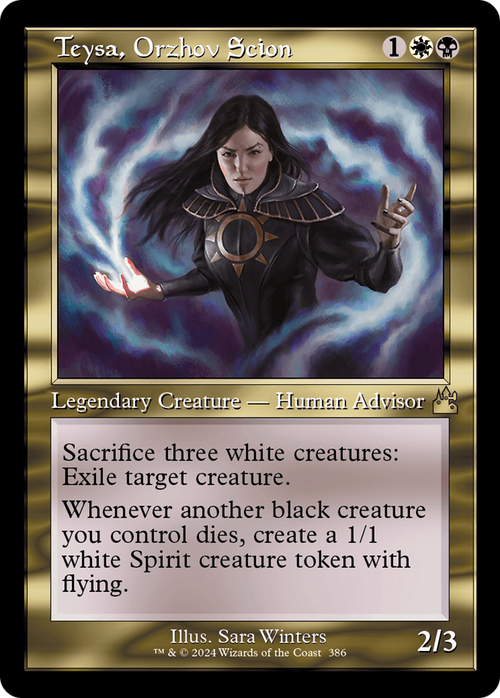 Teysa, Orzhov Scion (Retro Frame) (RVR-386) - Ravnica Remastered Foil