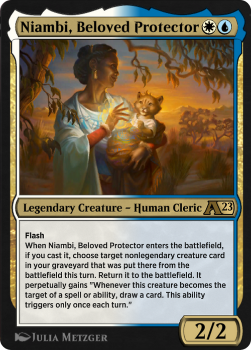 Niambi, Beloved Protector (YDMU-024) - Alchemy: Dominaria