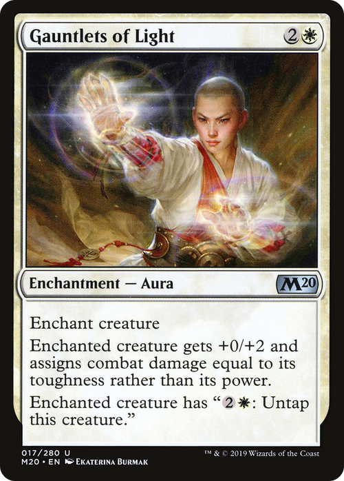 Gauntlets of Light (M20-017) - Core Set 2020