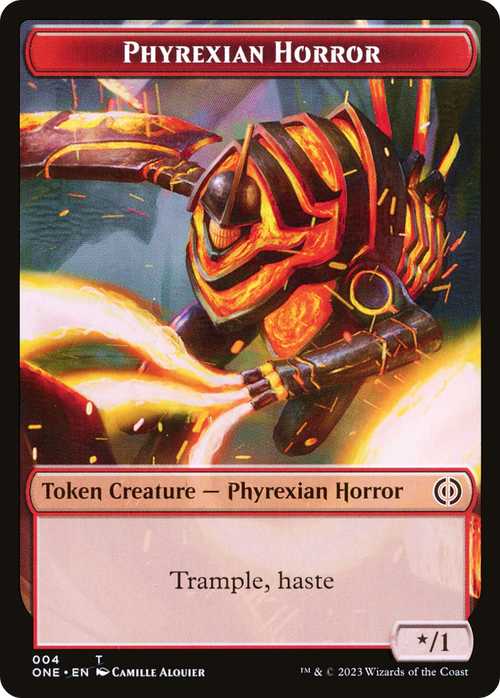Phyrexian Horror (TONE-004) - Phyrexia: All Will Be One Tokens