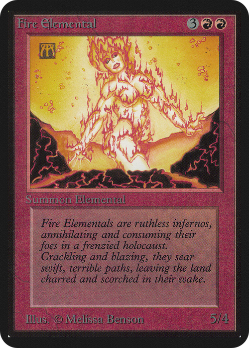 Fire Elemental (LEA-) - Limited Edition Alpha