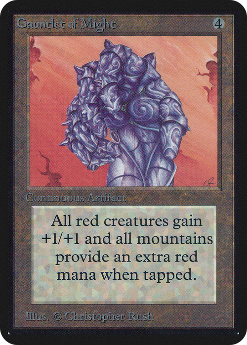 Gauntlet of Might (LEA-) - Limited Edition Alpha