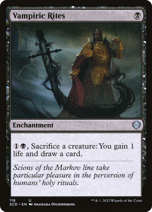 Vampiric Rites (SCD-116) - Starter Commander Decks