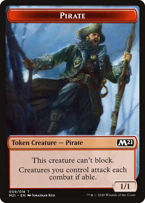 Pirate (TM21-009) - Core Set 2021 Tokens Foil