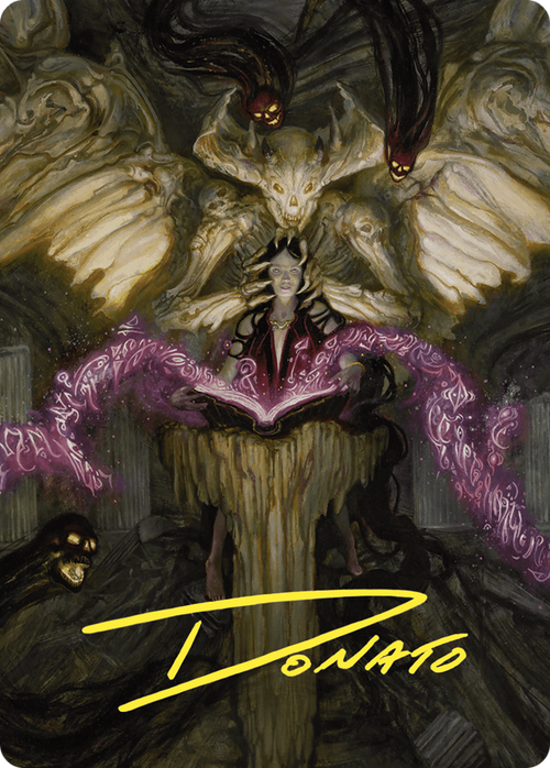 Demonic Tutor // Demonic Tutor (ACMM-064) - Commander Masters Art Series (Borderless) Foil