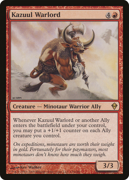 Kazuul Warlord (ZEN-134) - Zendikar