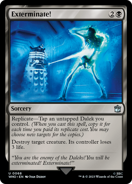 Exterminate! (WHO-068) - Doctor Who Foil