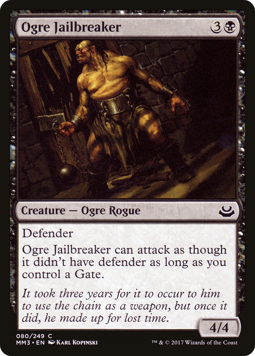 Ogre Jailbreaker (MM3-080) - Modern Masters 2017