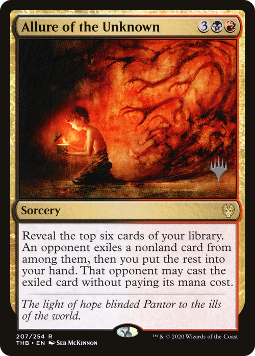 Allure of the Unknown (PPTHB-207) - Theros Beyond Death Promos