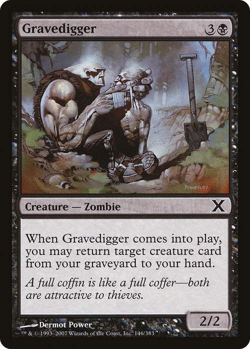 Gravedigger (10E-146) - Tenth Edition Foil