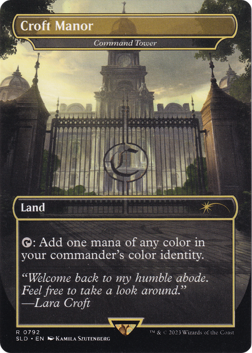 Croft Manor - Command Tower (SLD-792) - Secret Lair Drop / Croft Manor (Borderless)