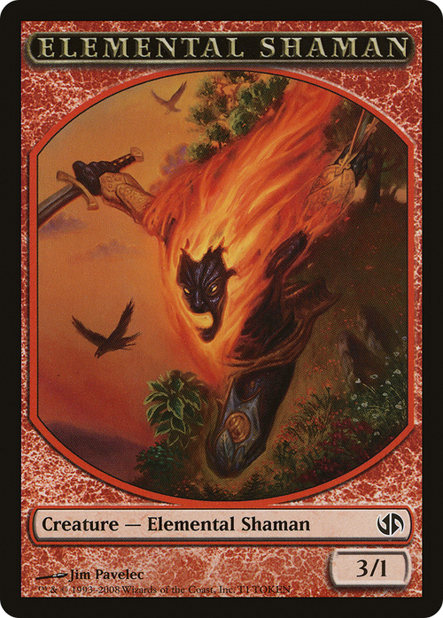 Elemental Shaman Token (DD2-0T1) - Duel Decks: Jace vs. Chandra Tokens