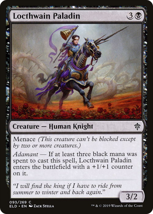 Locthwain Paladin (ELD-093) - Throne of Eldraine