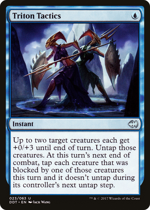 Triton Tactics (DDT-023) - Duel Decks: Merfolk vs. Goblins